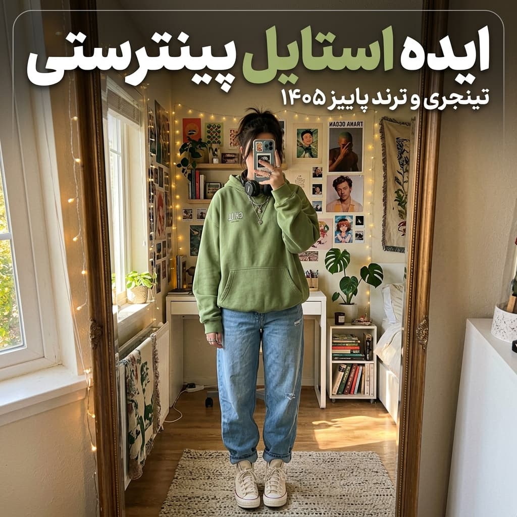 ۱۰ ایده استایل پینترستی دخترانه پاییزی با رنگ‌های نود و مینیمال