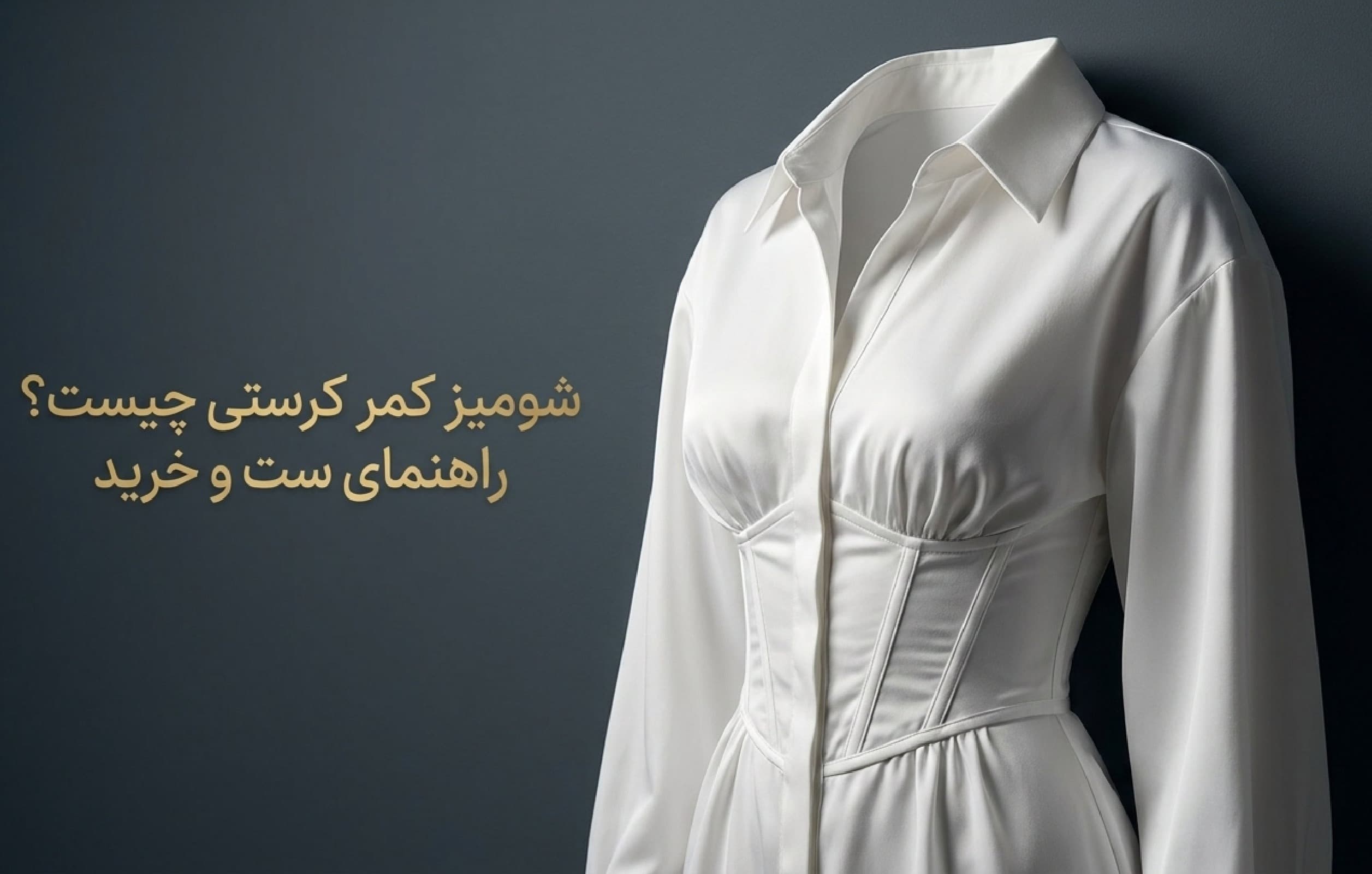 تصویر شومیز کمر کرستی مشکی ساتن با شلوار جین بگ فاقبلند ترند ۱۴۰۵